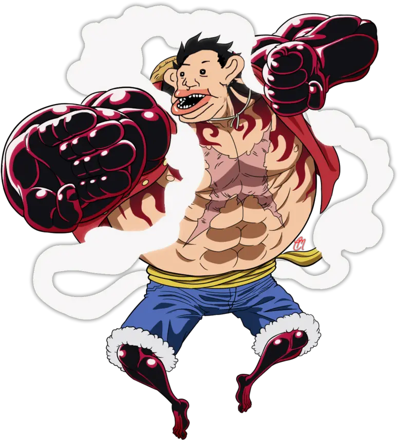 Hd Creatura Drawing Luffy Gear 4 Png Luffy Png