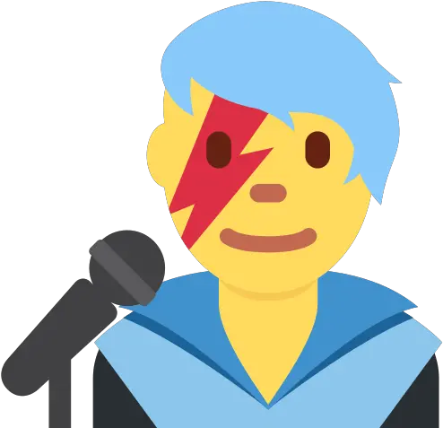 Man Singer Emoji Meaning With Spokesperson Png Microphone Emoji Png