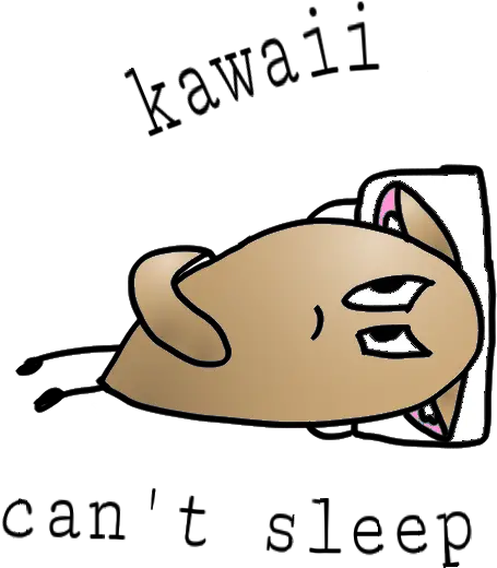 Kawaii Potato Sleep Sticker By Your Local Furry Happy Png Kawaii Potato Png