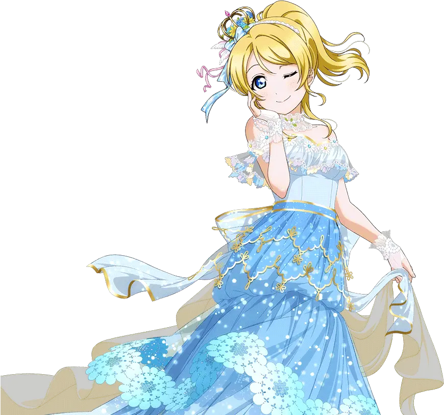 Eli Ayase Lovelive Sticker Love Live School Idol Festival All Stars Derss Png Eli Ayase Transparent