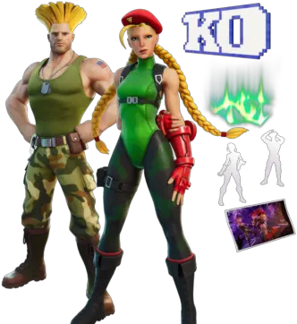 Fortnite Guile Skin Png Styles Pictures Cammy Fortnite Ultra Street Fighter Iv Icon