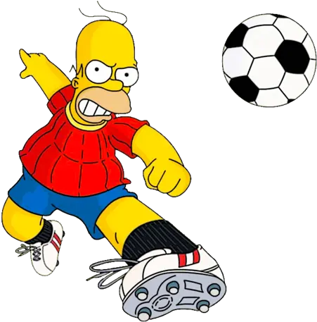 Simpsons Png Icon Web Icons Homer Simpson Soccer Transparent Simpsons Png