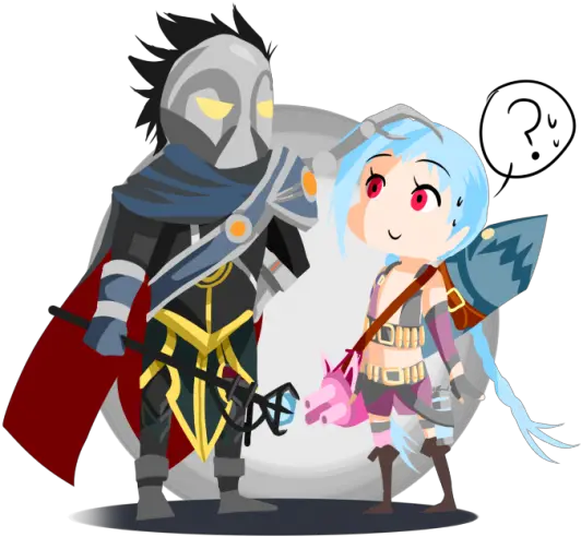 Jinx Png Lol Viktor And Jinx League Of Legends Transparent