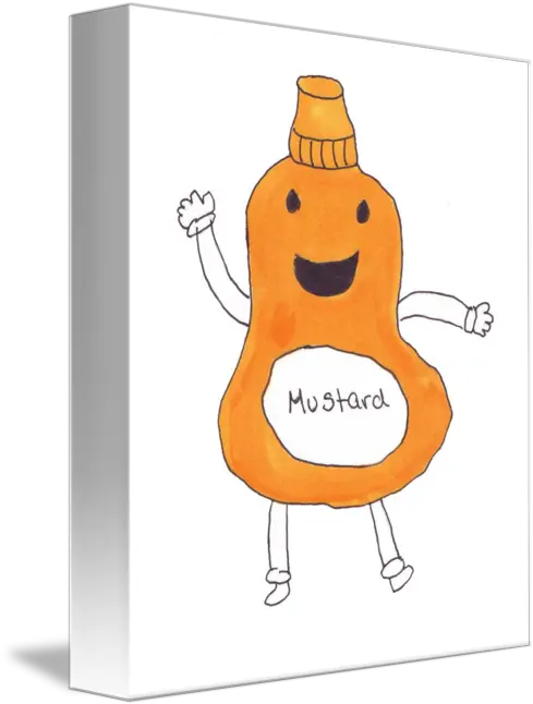 Cute Kawaii Smiling Mustard Bottle Happy Png Kawaii Potato Png