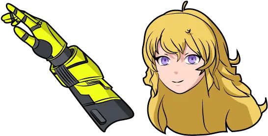 Rwby Yang Xiao Long And Dual Ranged Yang Xiao Long Gauntlets Png Rwby Transparent