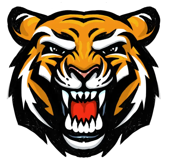 Tiger Mascot Logo Png Image Tiger Cartoon No Copyright Tiger Head Png