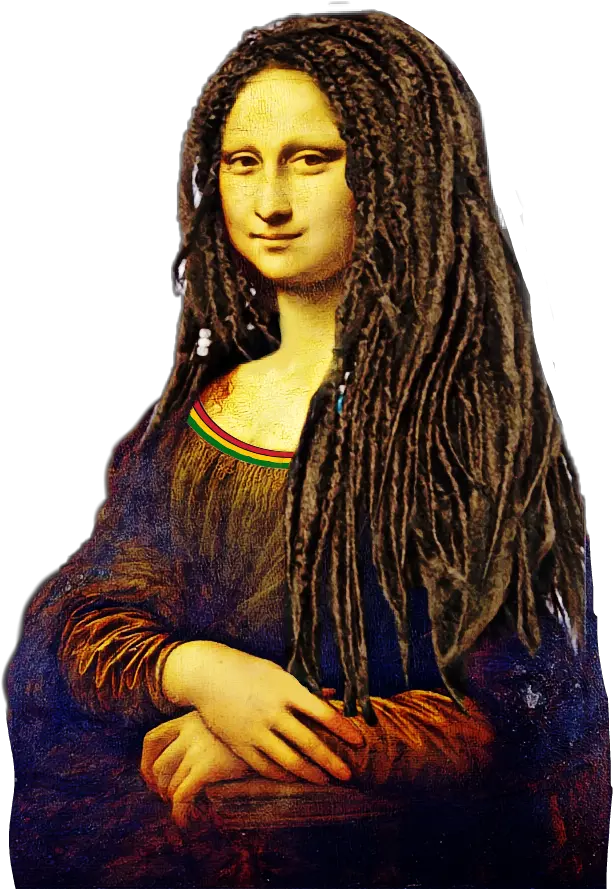 Rasta Monalisa Painting Is So Famous Png Dreads Png