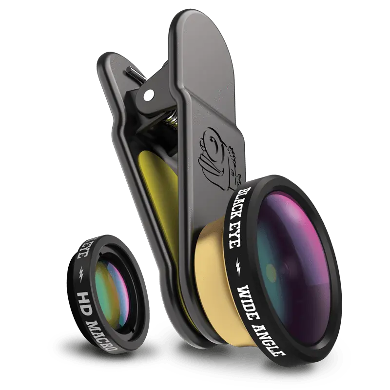 Black Eye Lens Hd Combo 2 In 1 Wide Angle And Macro Black Eye Cinema Wide Png Lens Flare Eyes Png
