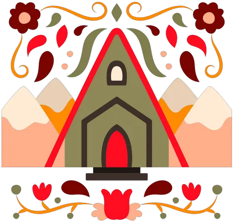 Cabin In The Woods Flat Transparent Png U0026 Svg Vector Language Night In The Woods Icon