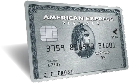 Personal Cards American Express Platinum Military Png Credit Card Transparent Background