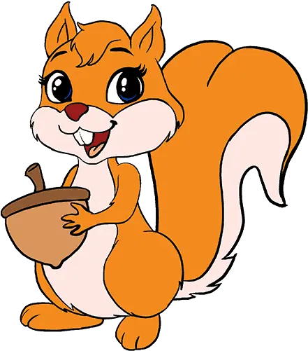 Cartoon Squirrel Png 2 Image Drawing Of Squirrel With Colour Squirrel Transparent Background
