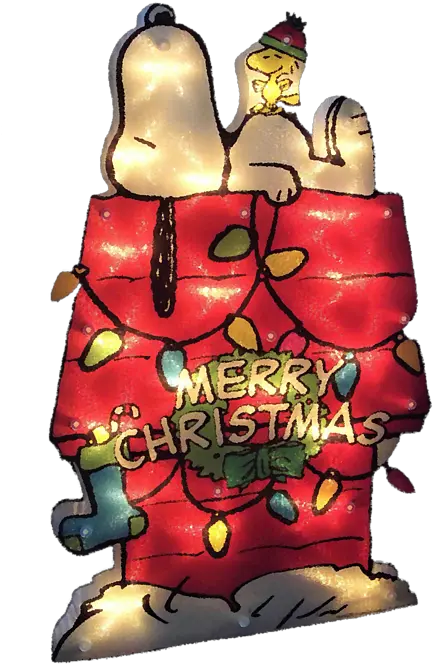 Merry Christmas Snoopy Yoga Mat Snoopy On Dog House Png Snoopy Png