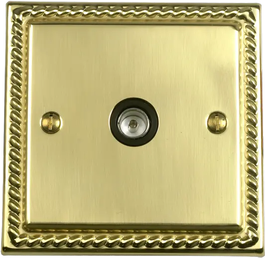 Georgian Rope Border Tv Aerial Socket Plate Solid Png Rope Border Png