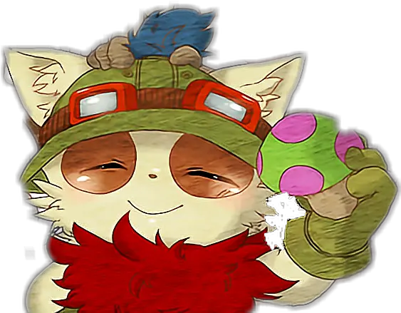 Teemo Sticker By Yuricaue333 Fictional Character Png Teemo Transparent