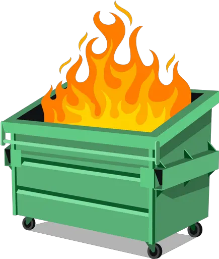 Forbidden Emoji Dumpster Fire Emoji Png Flame Emoji Png