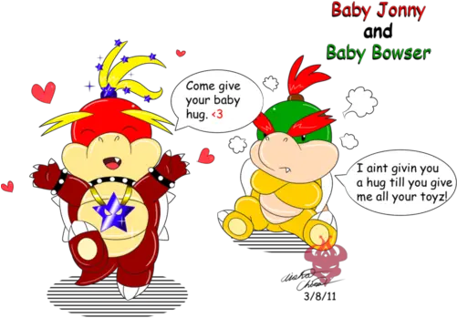 Bowser Jr Kitty Nintendo Villains Fan Art 24395236 Fanpop Baby Bowser Jr Fanart Png Bowser Jr Icon