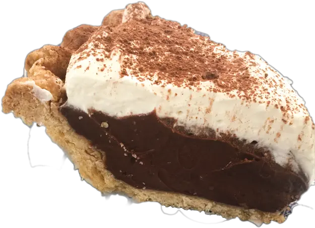 Chocolate Cream Pie Grandma Ruths Pies Chocolate Cream Pie Slice Png Pie Png