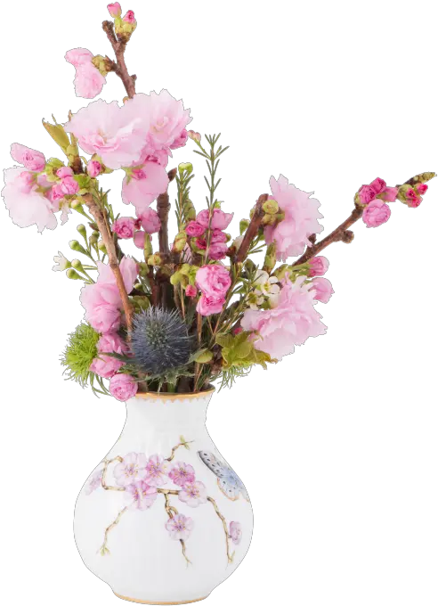 Cherry Blossom Vase Png Branch