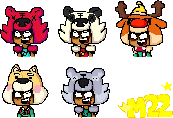 As I Promised Here Are The Nita Icons Thank You So Much Brawl Stars Shiba Nita Icon Png Thank Icon