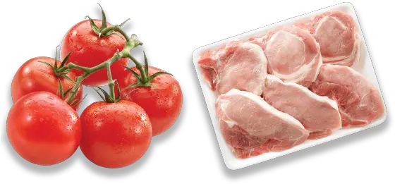 Seared Pork Chops With Tomatoes Food Basics Plum Tomato Png Pork Chop Icon