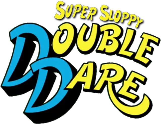 Image Nickelodeon Double Dare Logo Clipart Full Size Super Sloppy Double Dare Logo Png Nickelodeon Logo Png