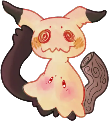 Mimikyu Aesthetic Tumblr Illustration Png Mimikyu Png