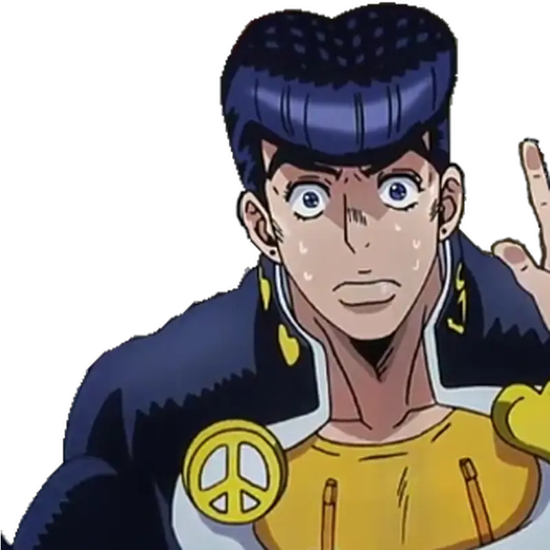 Josuke Higashikata Transparent Png Free Download On Tpngnet Superhero Jotaro Icon