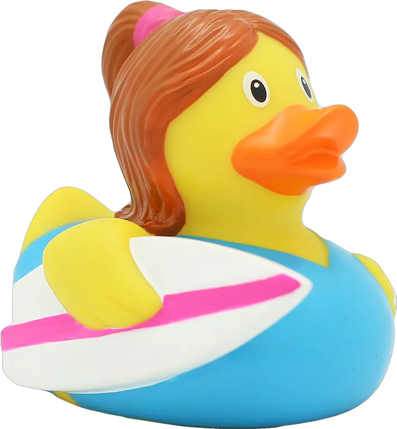Surfer Girl Rubber Duck By Lilalu Surfer Rubber Duck Png Surfer Girl Icon