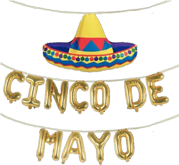 Cinco De Mayo With Giant Sombrero Cinco De Mayo Banner Png Cinco De Mayo Png