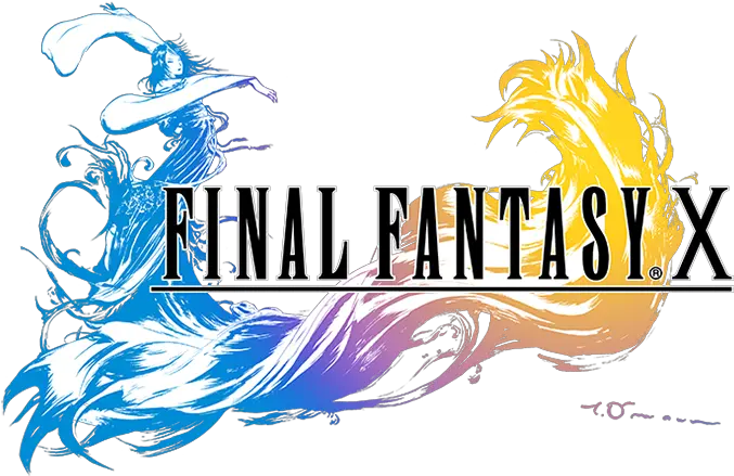 Final Fantasy X Series Portal Site Final Fantasy 10 Logo Png Square Enix Logo Png
