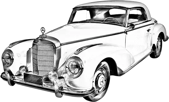 Old Cars Mercedes Png Drawing Of Luxury Car Mercedes Png