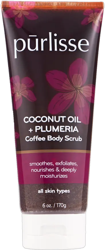 Coconut Oil Plumeria Coffee Body Scrub Lotion Png Plumeria Png