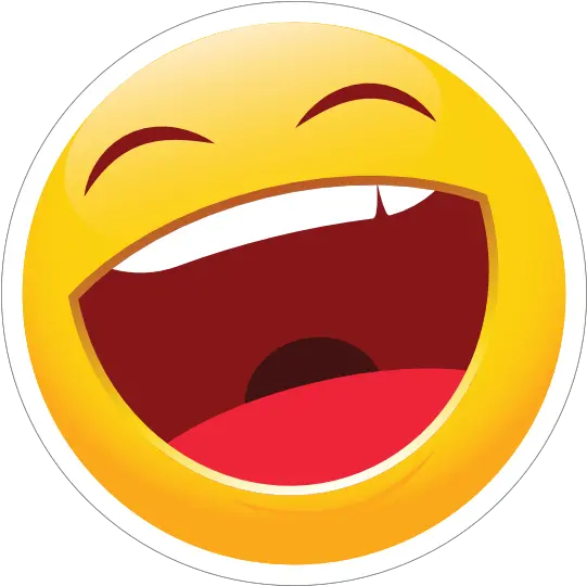 Cute Laughing Emoji Sticker Laughing Emoji Png Laugh Cry Emoji Png