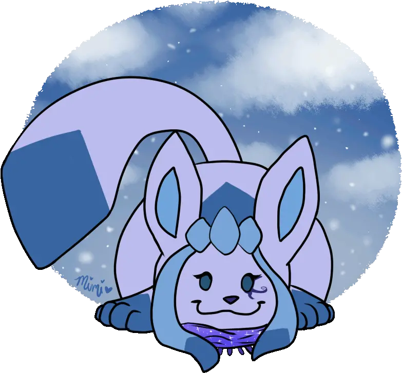 Pretty Glaceon Lil Wagging Boop Click Me I Move By Mimi Glaceon Tail Wag Gif Png Glaceon Transparent