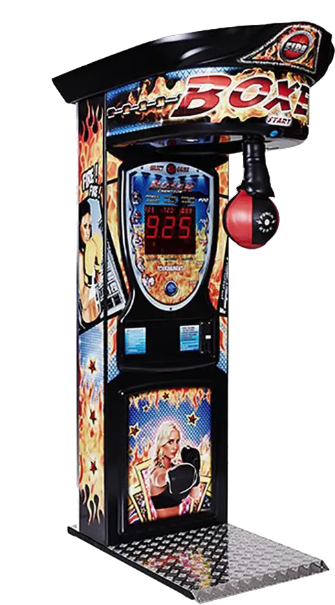 Boxer Fire Boxing Machine Arcade Game Boxing Game Machine Png Arcade Machine Png