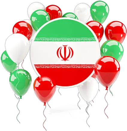 Round Flag With Balloons Illustration Of Iran Kuwait Flag Balloon Clipart Png Ballon Png