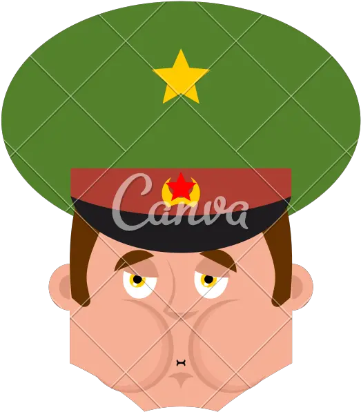 Russian Officer Sick Nausea Emoji Icons By Canva Avatar Ruso Png Sick Emoji Png