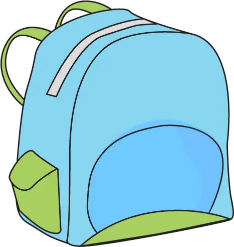 Bookbag Clipart Transparent Background Blue School Bag Clipart Png Backpack Transparent Background
