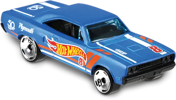 70 Road Runner In Blue Hw 50th Race Team Car Collector Hot Wheels Plymouth Roadrunner Blue Png Road Runner Png