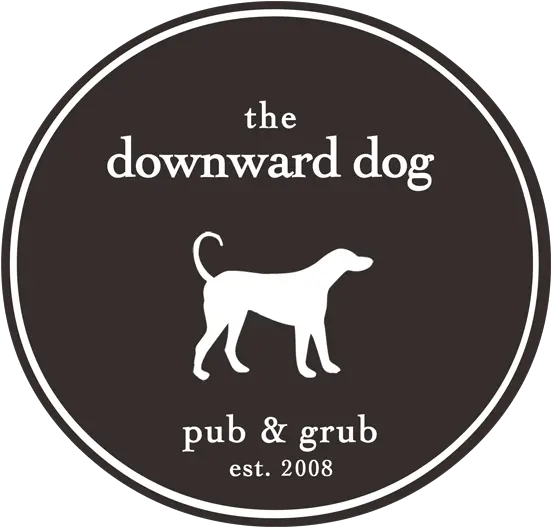 Maybe Different Color For The Circle Downward Dog Png Dog Logo