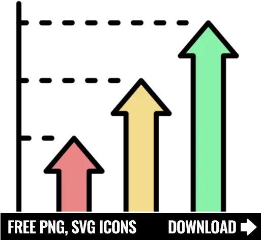 Free Arrow Chart Icon Symbol Download In Png Svg Format Amazon App Vector Logo Chart Icon Svg