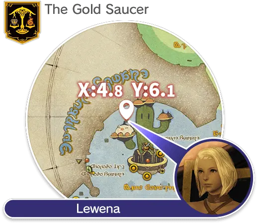 Fashion Report Gold Saucer Fashion Report Location Png Ffxiv Crown Icon