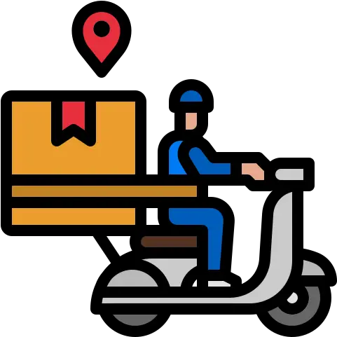 Delivery Bike Free Shipping And Delivery Icons Deliveryman Png Bike Delivery Icon