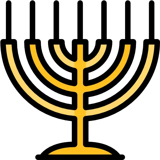 Judaism Jewish Israel Religious Hebrew Religion Judaism Icons Png Menorah Icon