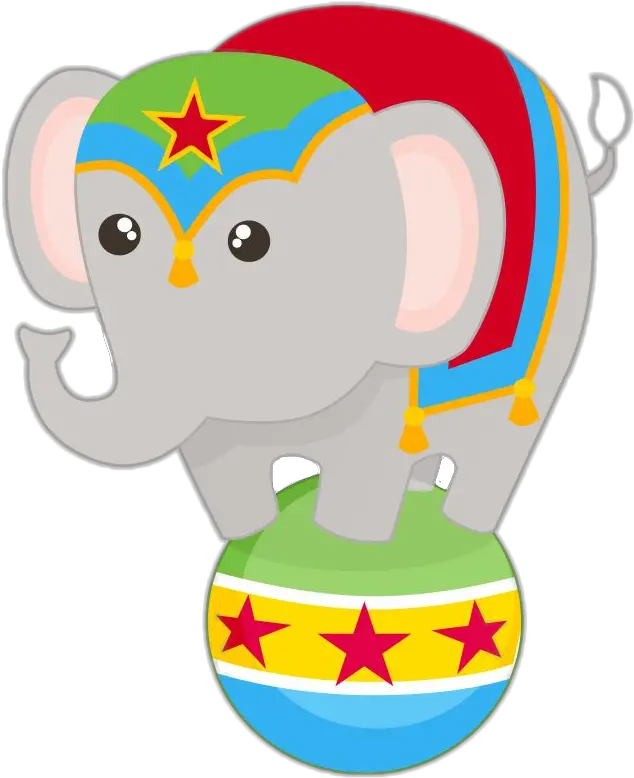 Circus Elephantfreetoedit Sticker By Amelie Elefantes De Circo Png Circus Elephant Png