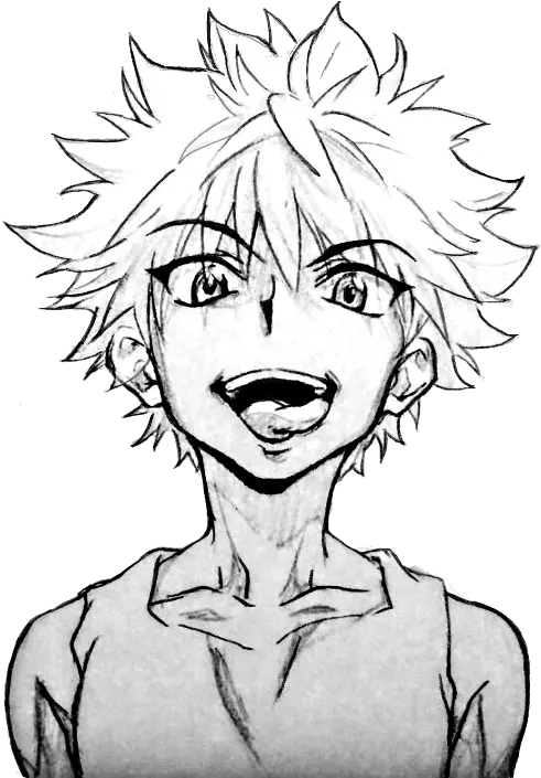 Killua Zoldyck Discovered Killua Fanart Black And White Png Killua Transparent