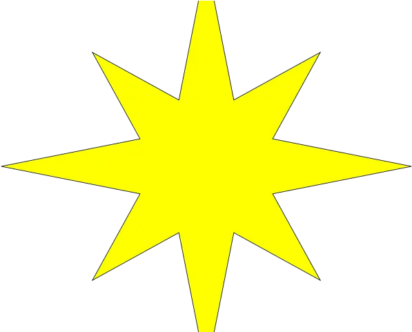 Starburst Clipart 8 Pointed Star David Bowie No Plan Lp 4 Point Star Png David Bowie Transparent