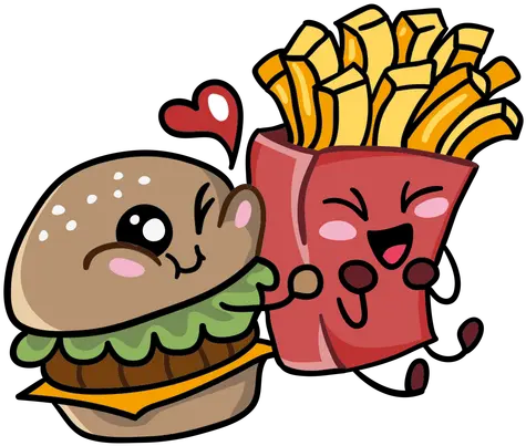 Transparent Png Svg Vector File Burger And Fries Logo Burger And Fries Png