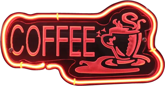 Download Hd Coffee 3d Neon Sign Neon Sign Png Neon Sign Png