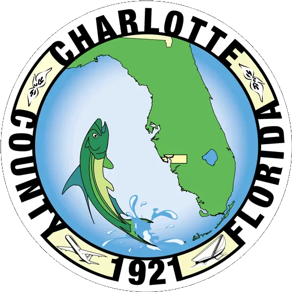 Seal Of Charlotte County Florida Kiwanis Park Png Florida Png